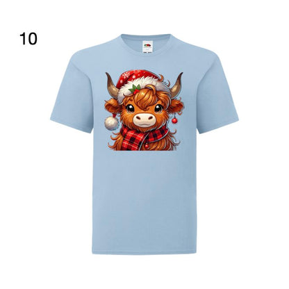 Kids - Christmas Highland Cow Portraits - Images x27