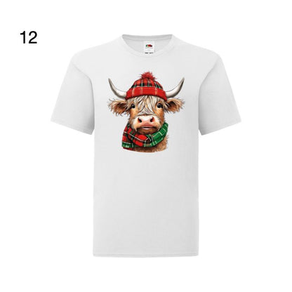 Kids - Christmas Highland Cow Portraits - Images x27