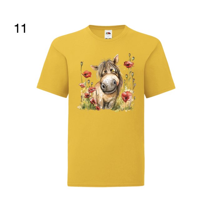 Kids - Horses - 12x cartoon images