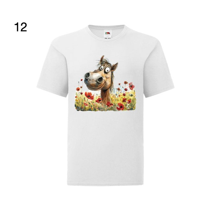 Kids - Horses - 12x cartoon images