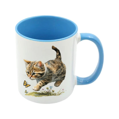 Mug - 11oz - Kitten with a butterfly 1