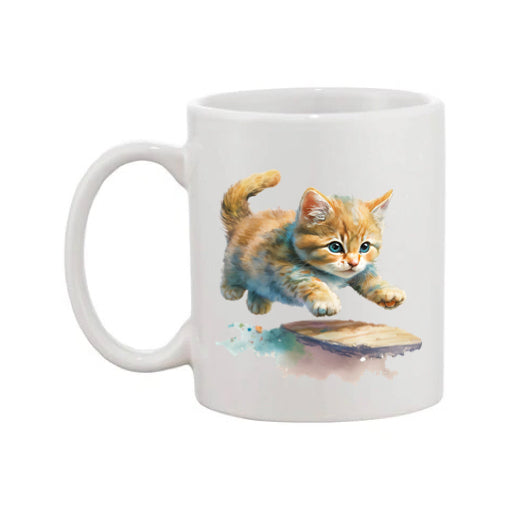 Mug - 11oz - Kitten jumping