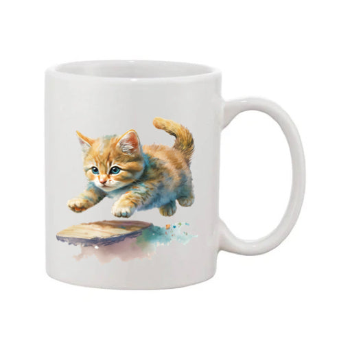Mug - 11oz - Kitten jumping