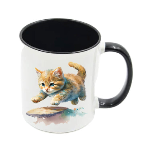 Mug - 11oz - Kitten jumping