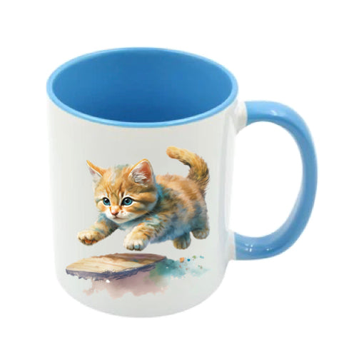 Mug - 11oz - Kitten jumping