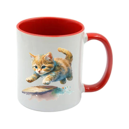 Mug - 11oz - Kitten jumping