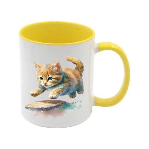 Mug - 11oz - Kitten jumping