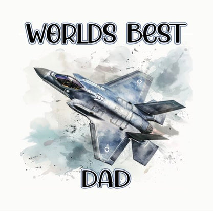 Mug - 11oz - Worlds Best Dad/Daddy/Grandad/Grandpa/Hero with Planes