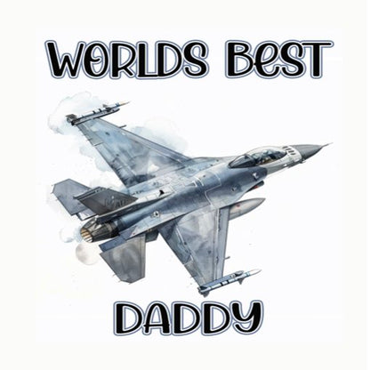 Mug - 11oz - Worlds Best Dad/Daddy/Grandad/Grandpa/Hero with Planes