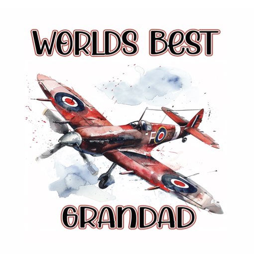 Mug - 11oz - Worlds Best Dad/Daddy/Grandad/Grandpa/Hero with Planes