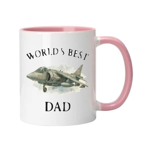 Mug - 11oz - Worlds Best Dad/Daddy/Grandad/Grandpa/Hero with Planes