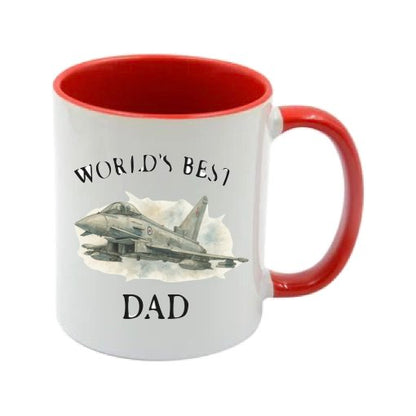 Mug - 11oz - Worlds Best Dad/Daddy/Grandad/Grandpa/Hero with Planes