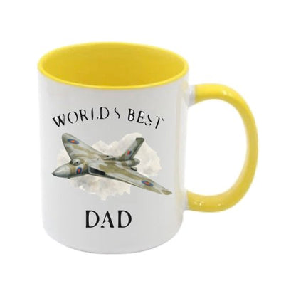Mug - 11oz - Worlds Best Dad/Daddy/Grandad/Grandpa/Hero with Planes