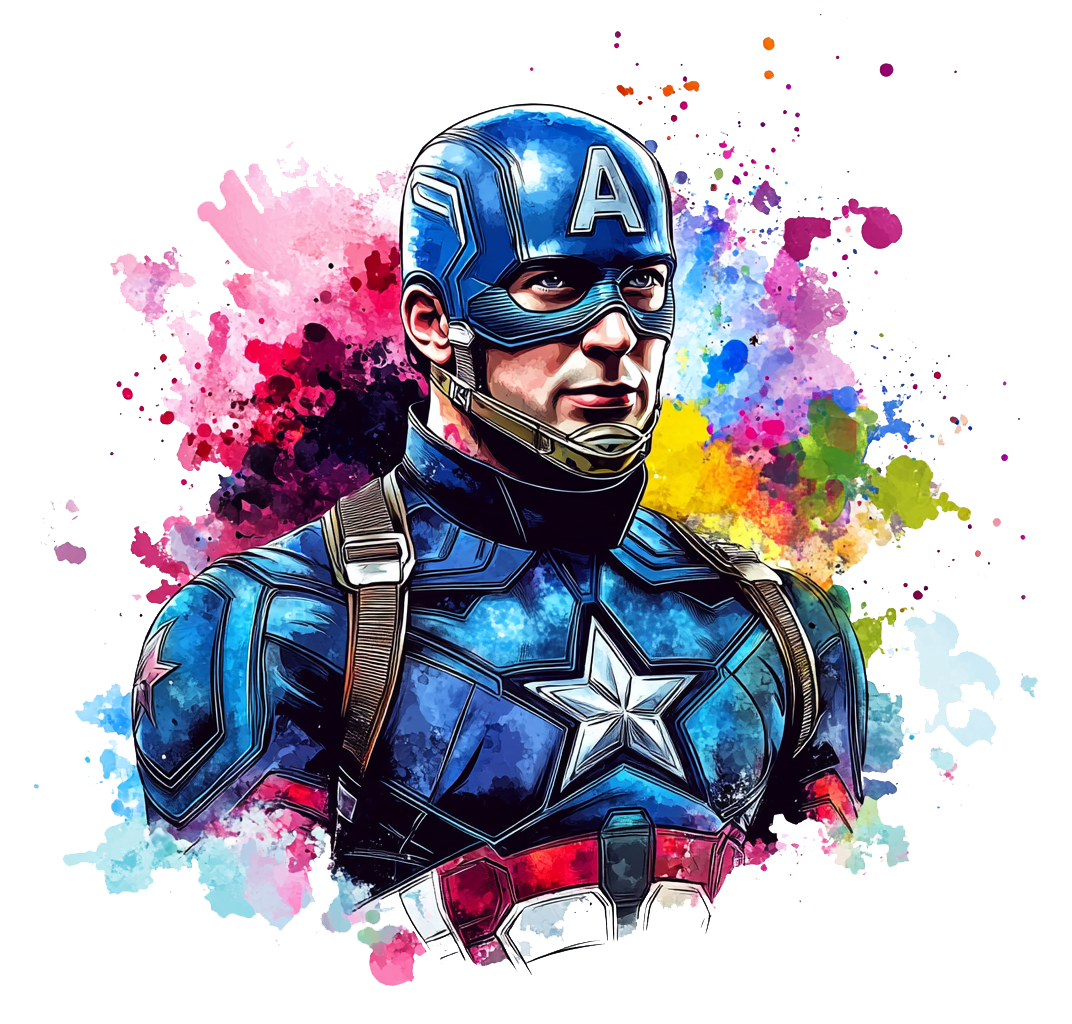 Kids - Marvel Character - Captain America - Images x5