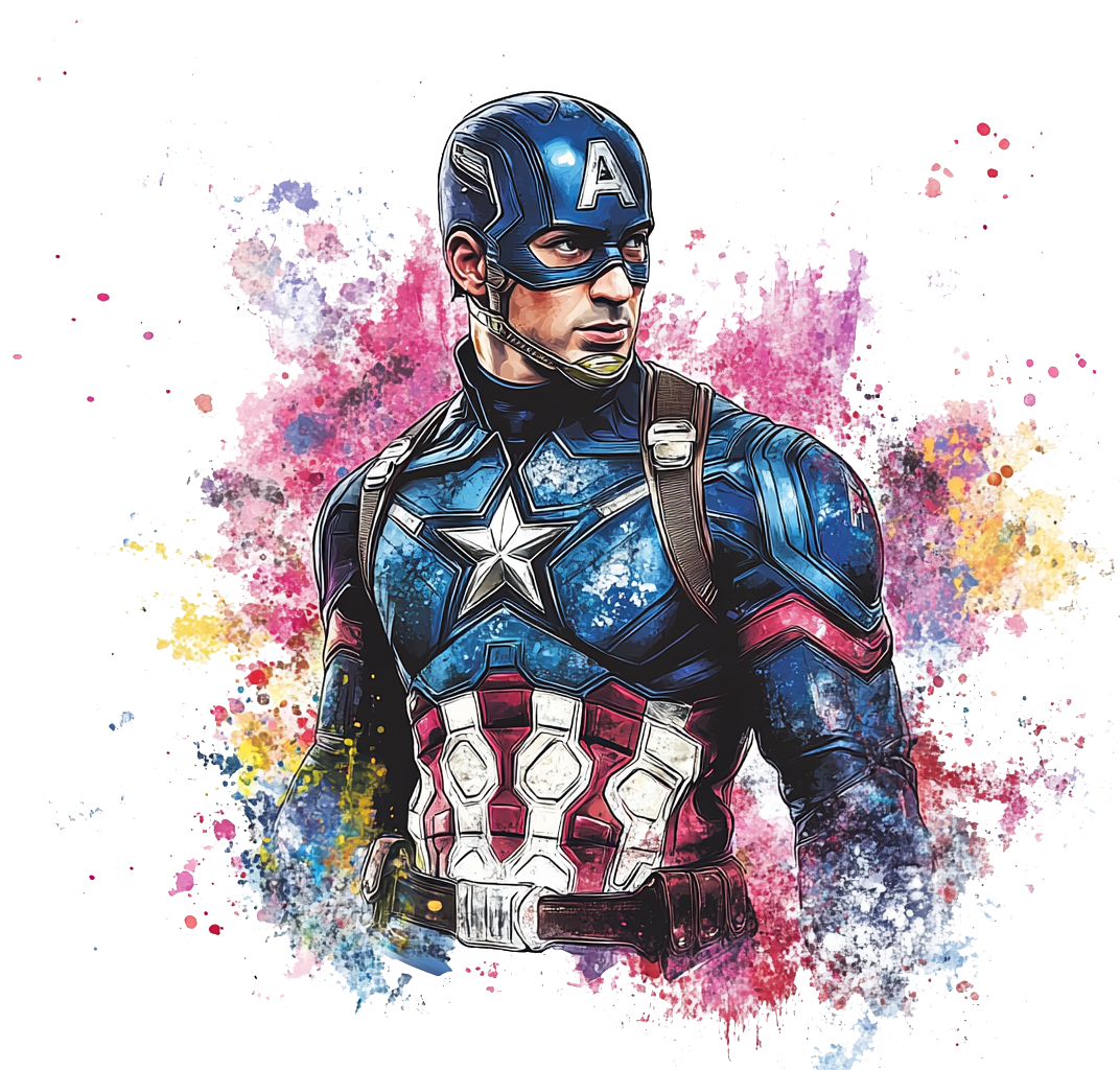 Kids - Marvel Character - Captain America - Images x5