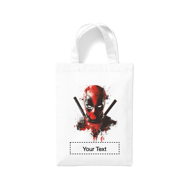 Small White Cotton Tote Bags 2.5ltr - Marvel Characters