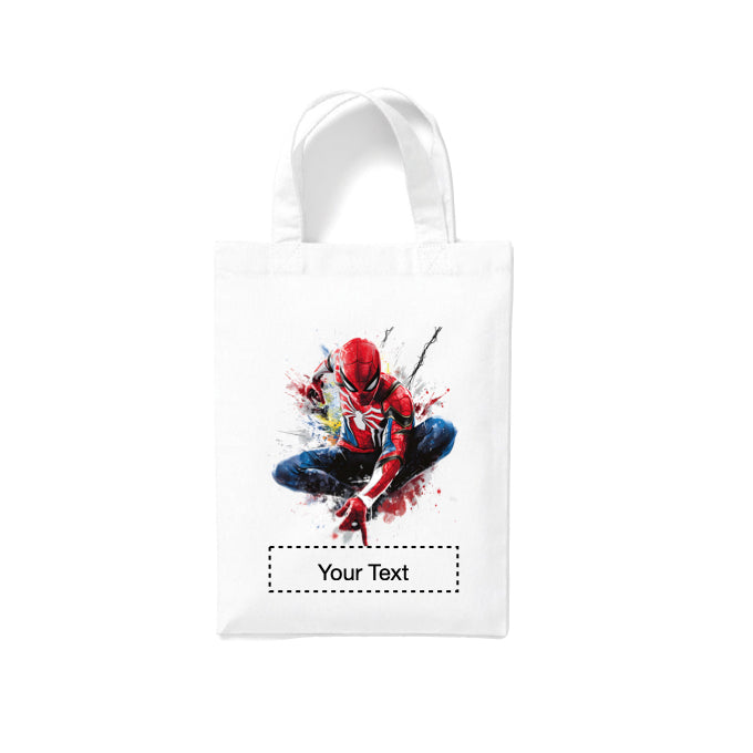 Small White Cotton Tote Bags 2.5ltr - Marvel Characters