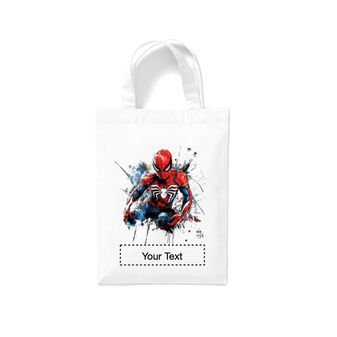 Small White Cotton Tote Bags 2.5ltr - Marvel Characters