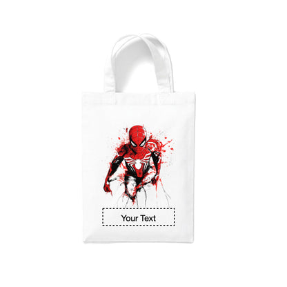 Small White Cotton Tote Bags 2.5ltr - Marvel Characters