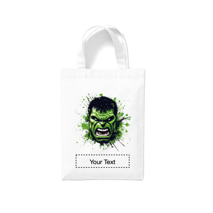 Small White Cotton Tote Bags 2.5ltr - Marvel Characters