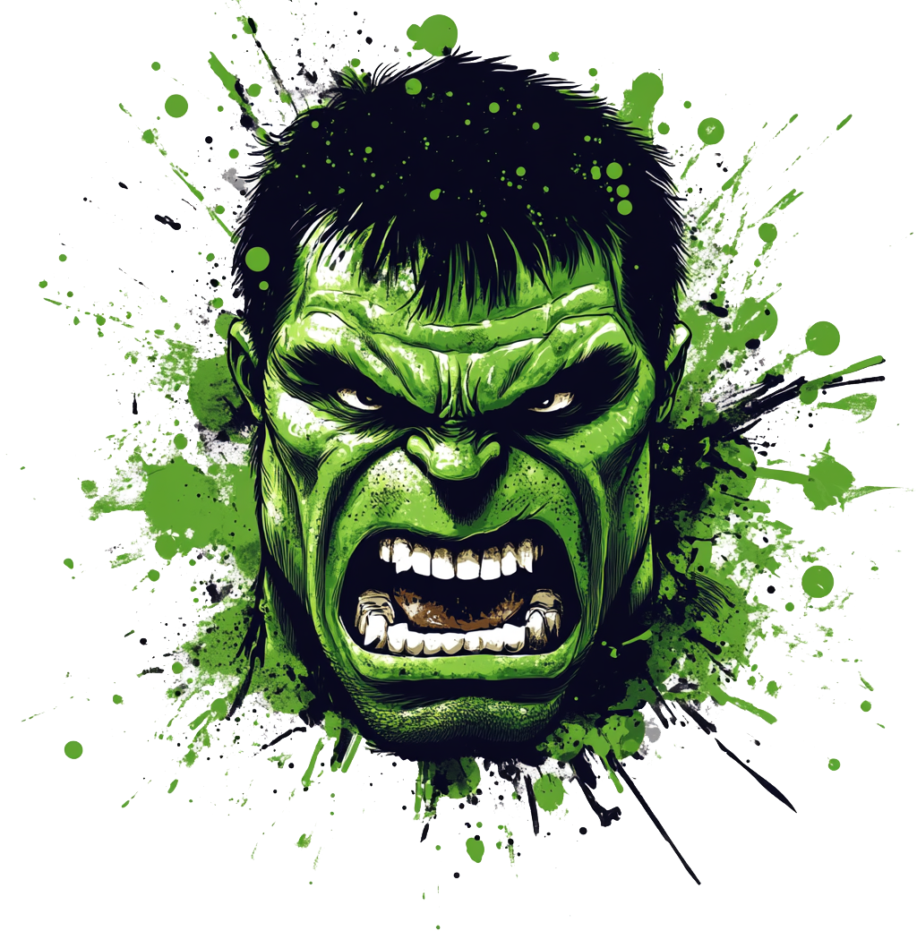Kids - Marvel Character - The Incredible Hulk - Images x2