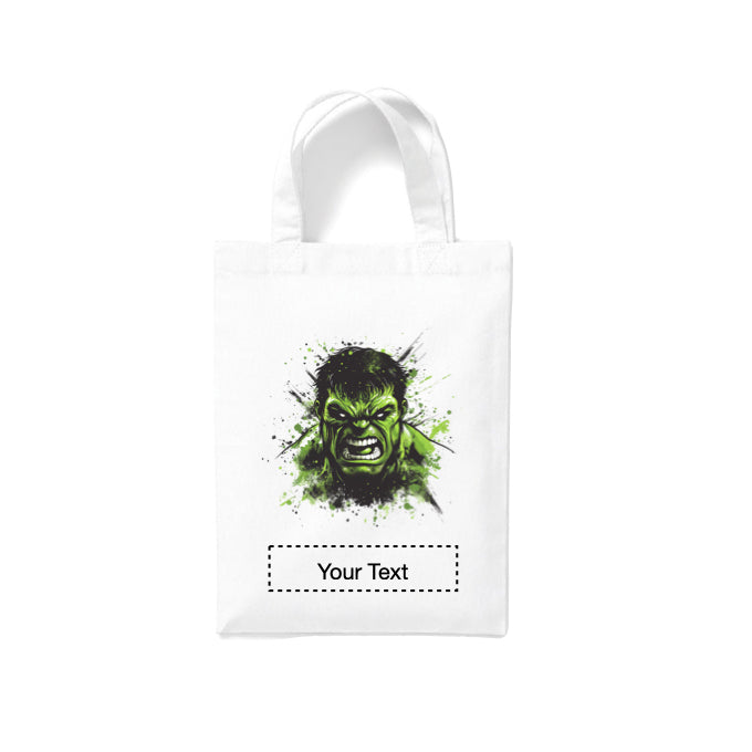 Small White Cotton Tote Bags 2.5ltr - Marvel Characters