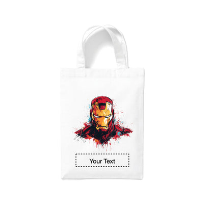 Small White Cotton Tote Bags 2.5ltr - Marvel Characters