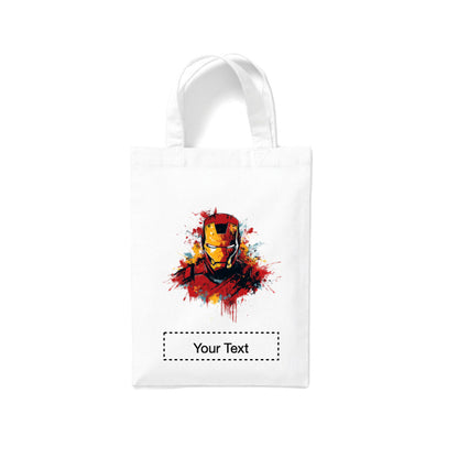 Small White Cotton Tote Bags 2.5ltr - Marvel Characters