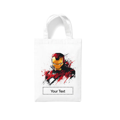 Small White Cotton Tote Bags 2.5ltr - Marvel Characters