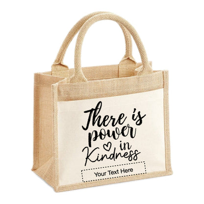 Jute Tote Bags - Mental Health Sayings
