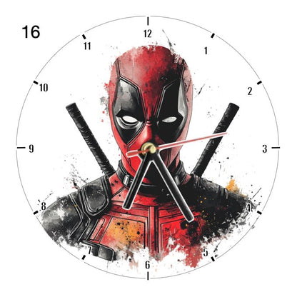 Clocks with 35x different Marvel Characters