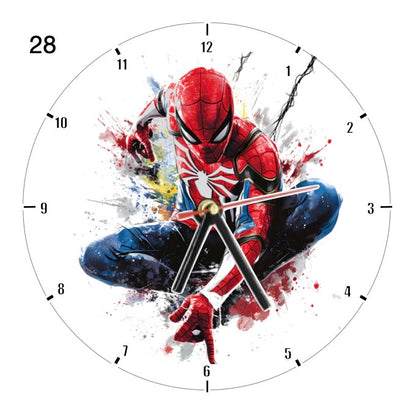 Clocks with 35x different Marvel Characters