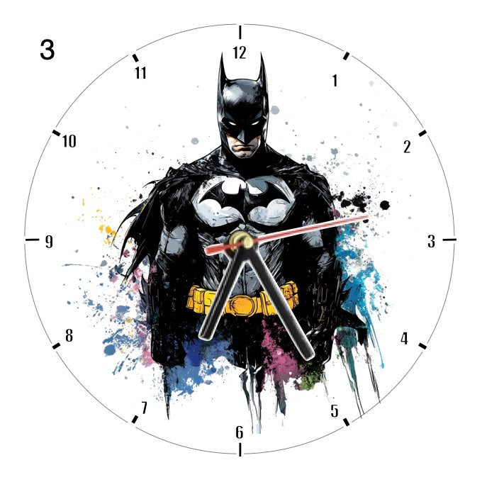 Clocks with 35x different Marvel Characters