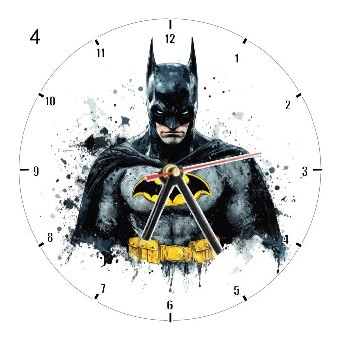 Clocks with 35x different Marvel Characters