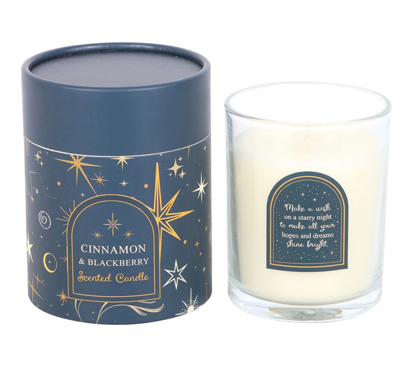 Starry Night - Cinnamon & Blackberry Scented Candle