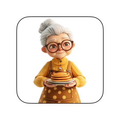 Coasters with OAP Women Food & Drink - Group B