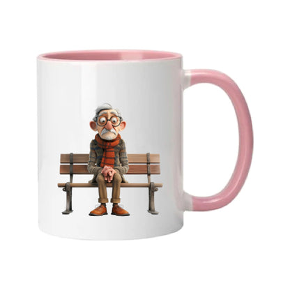 Mug - 11oz - OAP - Old Man Sitting on a Bench 2