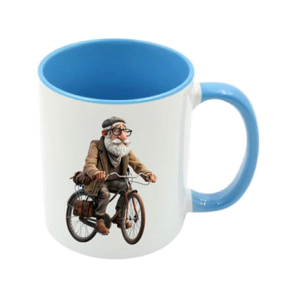 Mug - 11oz - OAP - Old Man Cycling 1