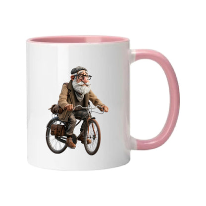 Mug - 11oz - OAP - Old Man Cycling 1