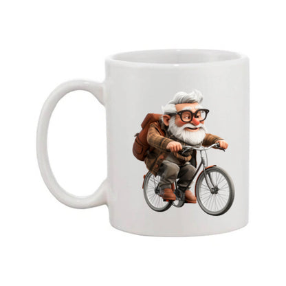 Mug - 11oz - OAP - Old Man Cycling 2