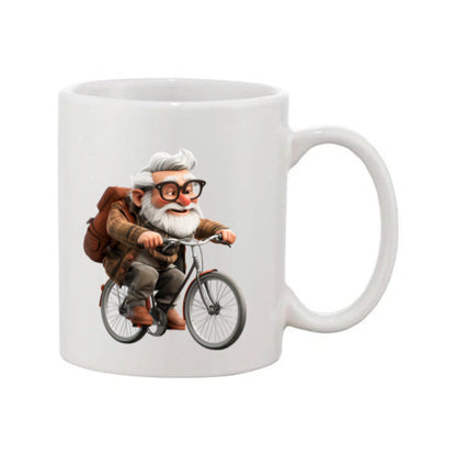 Mug - 11oz - OAP - Old Man Cycling 2