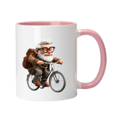 Mug - 11oz - OAP - Old Man Cycling 2