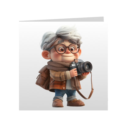 Square Greeting Cards - OAP - Hobbies