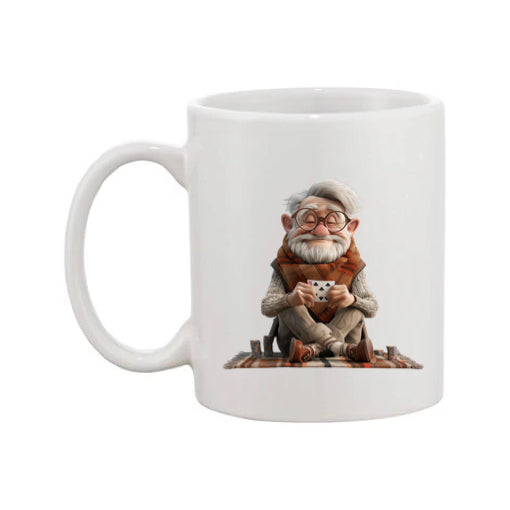 Mug - 11oz - OAP - Old Man Playing Cards 1