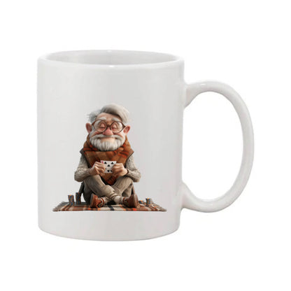 Mug - 11oz - OAP - Old Man Playing Cards 1