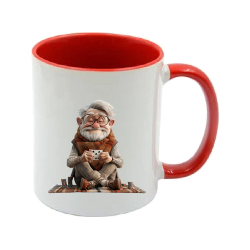 Mug - 11oz - OAP - Old Man Playing Cards 1
