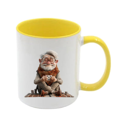 Mug - 11oz - OAP - Old Man Playing Cards 1