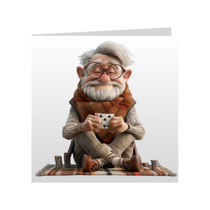 Square Greeting Cards - OAP - Hobbies