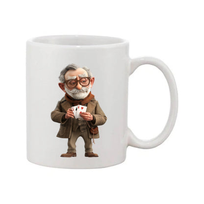 Mug - 11oz - OAP - Old Man Playing Cards 2