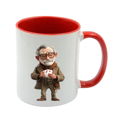 Mug - 11oz - OAP - Old Man Playing Cards 2